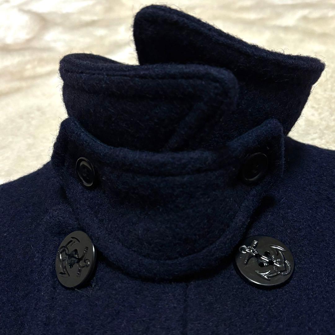 美品✨コムデギャルソンオム×グローバーオール ピーコート ネイビー AD2012