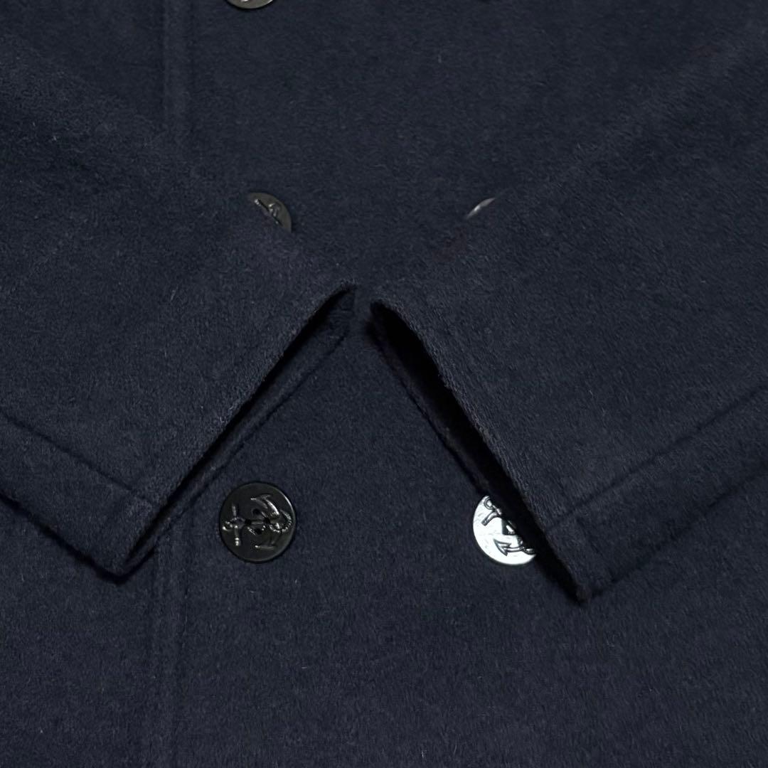 美品✨コムデギャルソンオム×グローバーオール ピーコート ネイビー AD2012