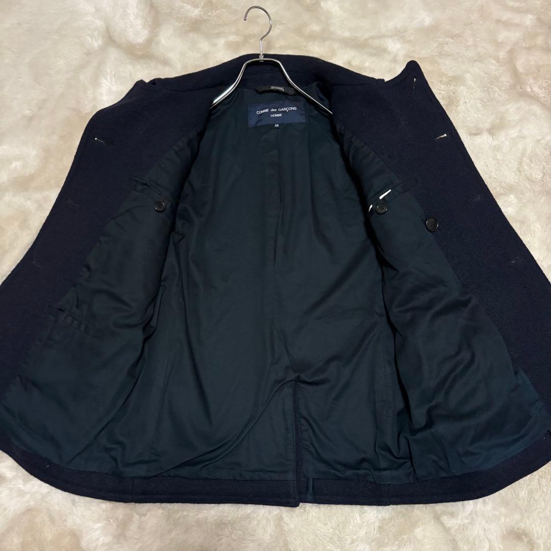 美品✨コムデギャルソンオム×グローバーオール ピーコート ネイビー AD2012