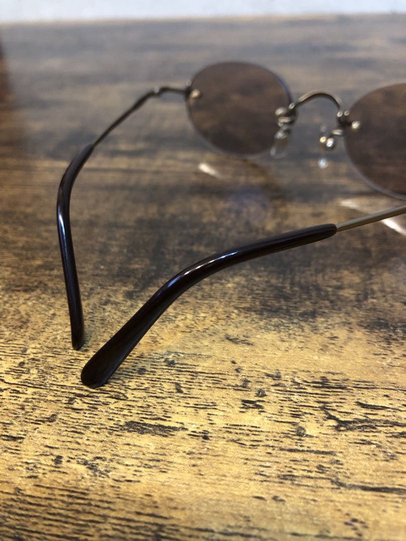 Burberry バーバリー　サングラス　リムレス　 y2k 平成　ノバチェック