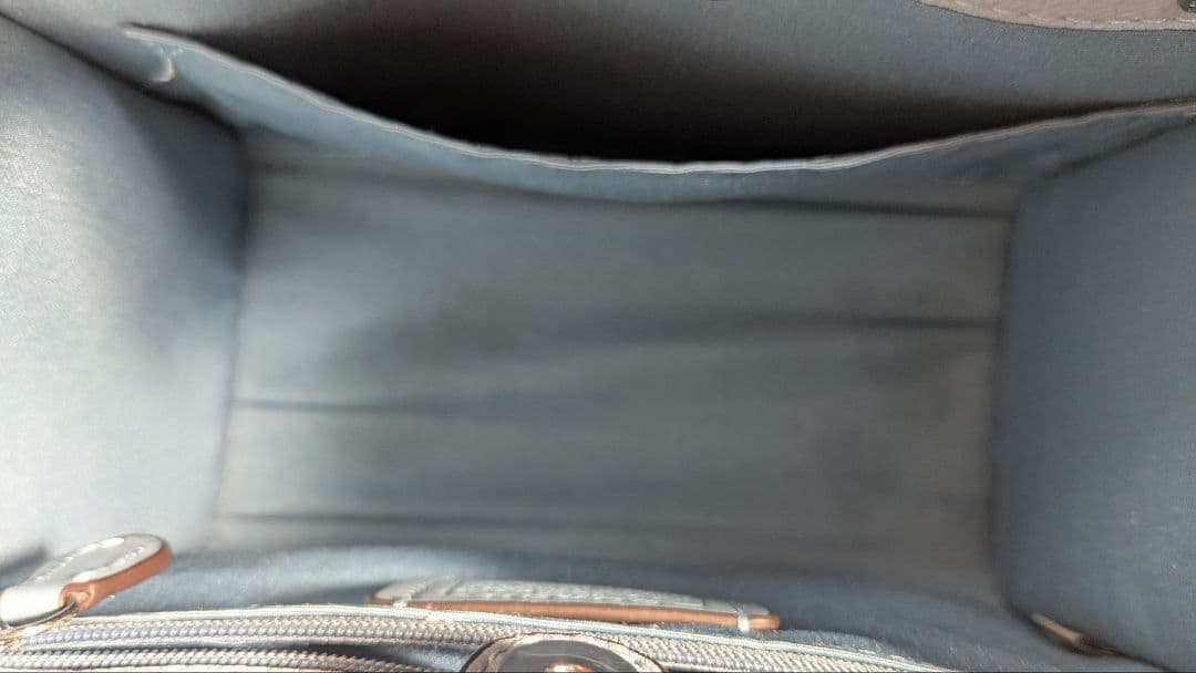 COACH 　コーチ　シグネチャー　ブルー　トートバッグ　美品