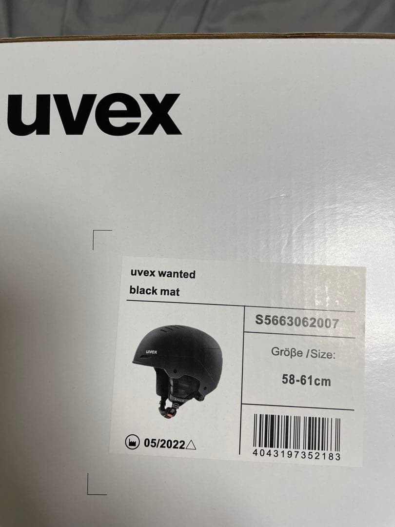 スノボ uvex wanted ブラック ヘルメット Lサイズ 58-61㎝