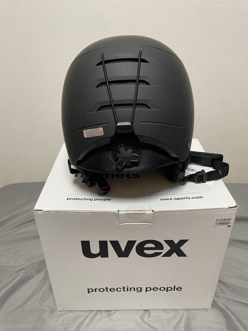 スノボ uvex wanted ブラック ヘルメット Lサイズ 58-61㎝