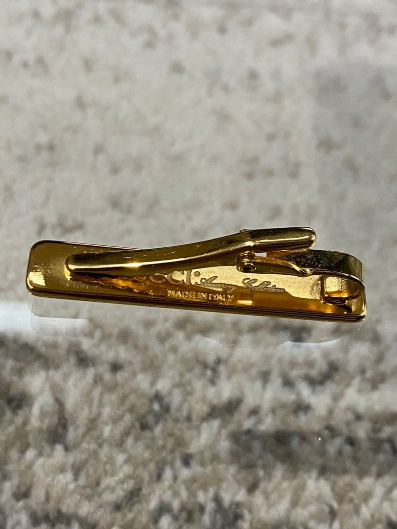 箱付き★希少★グッチ★ネクタイピン ★カフス★ハイブランド★グリーン×レッド