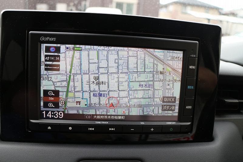 ホンダ純正ナビ「Gathers」VXM-214VFi　セキュリティカード付　中古