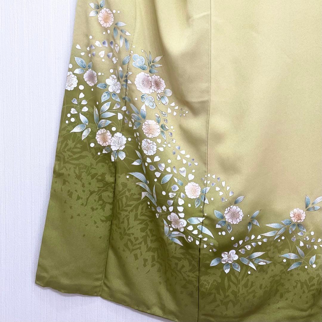 辻ヶ花　正絹　袷仕立て　付下げ　訪問着　着物