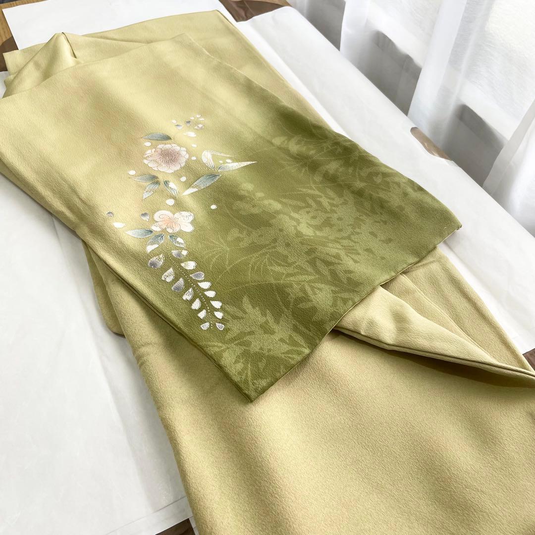 辻ヶ花　正絹　袷仕立て　付下げ　訪問着　着物