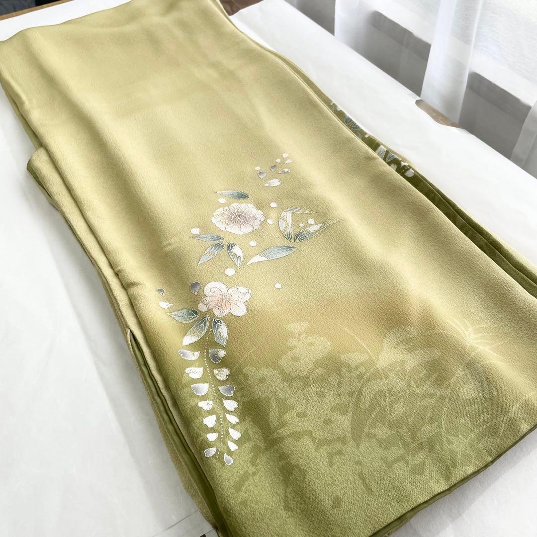 辻ヶ花　正絹　袷仕立て　付下げ　訪問着　着物