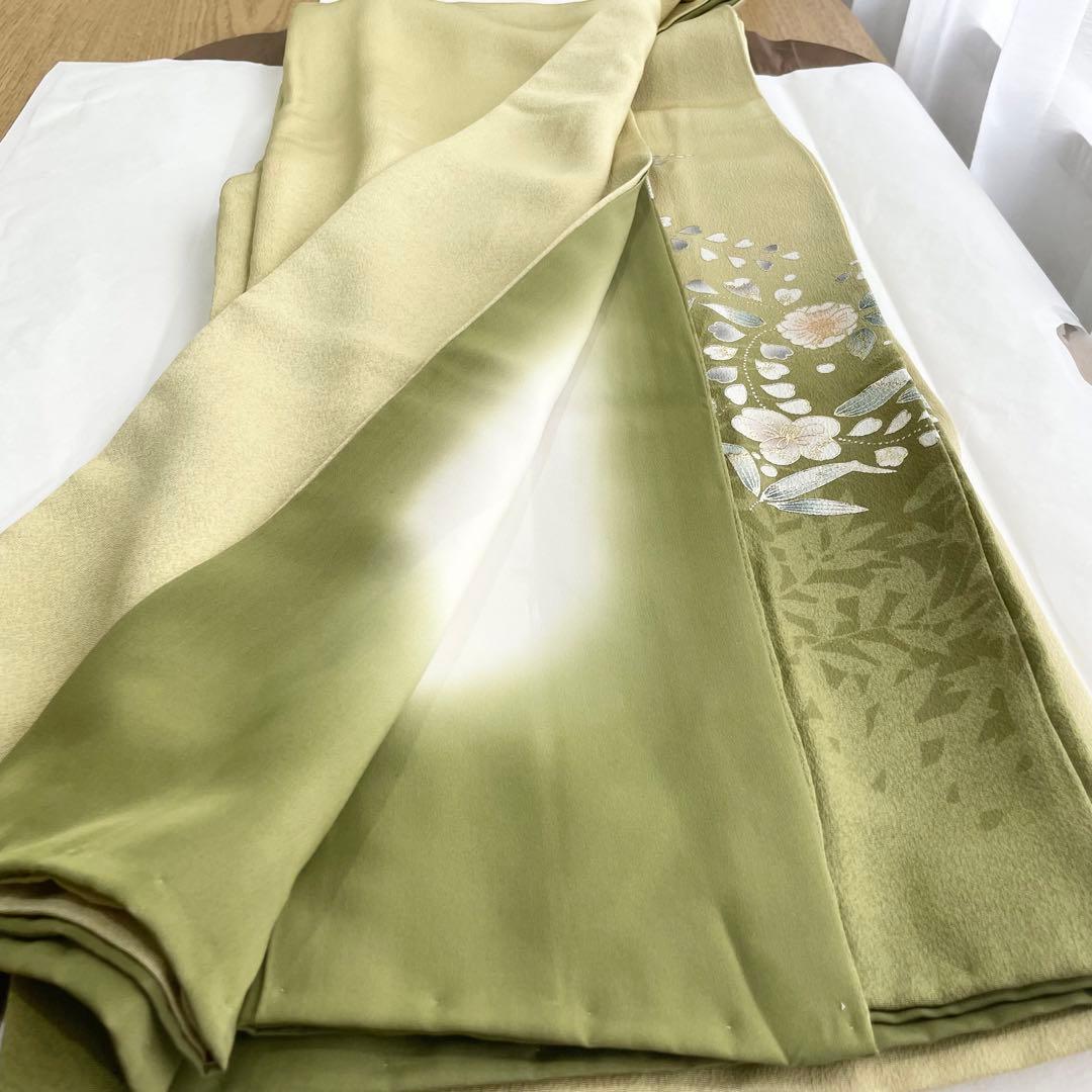 辻ヶ花　正絹　袷仕立て　付下げ　訪問着　着物