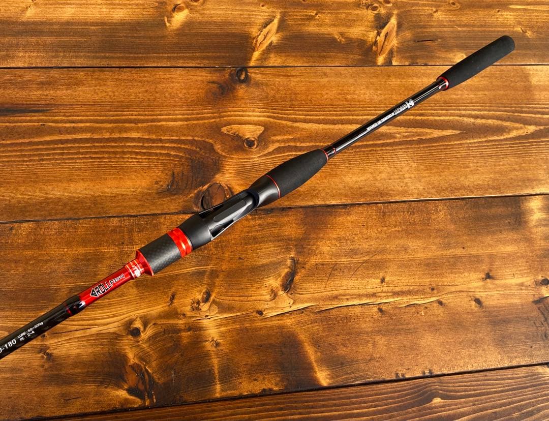 ジギングロッド　デジタルカウンター付きリール　イカメタル　スパイラル　右ハンドル