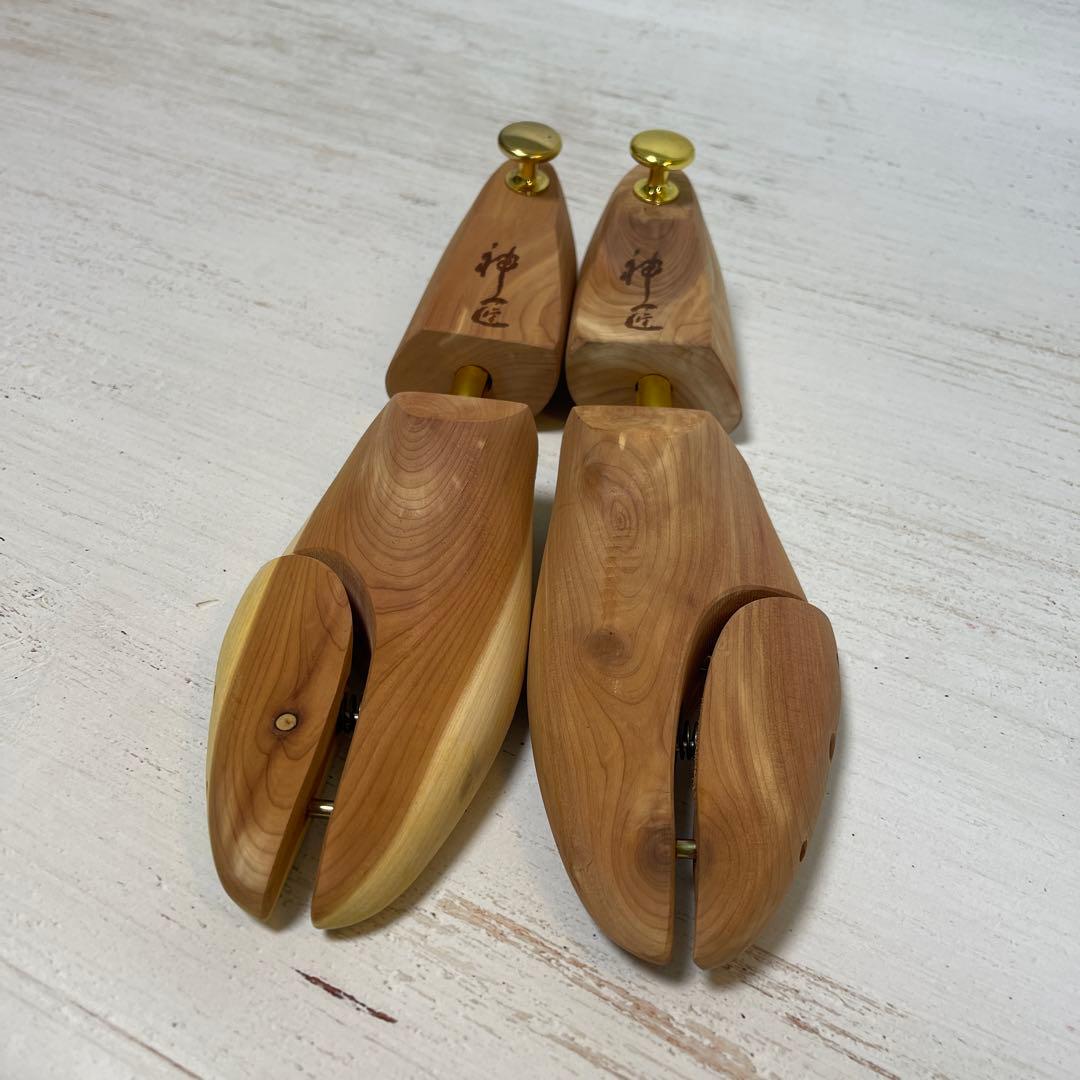 神匠 RE08 クォーターブローグ【US6.5≒24.0cm】純正シューツリー付