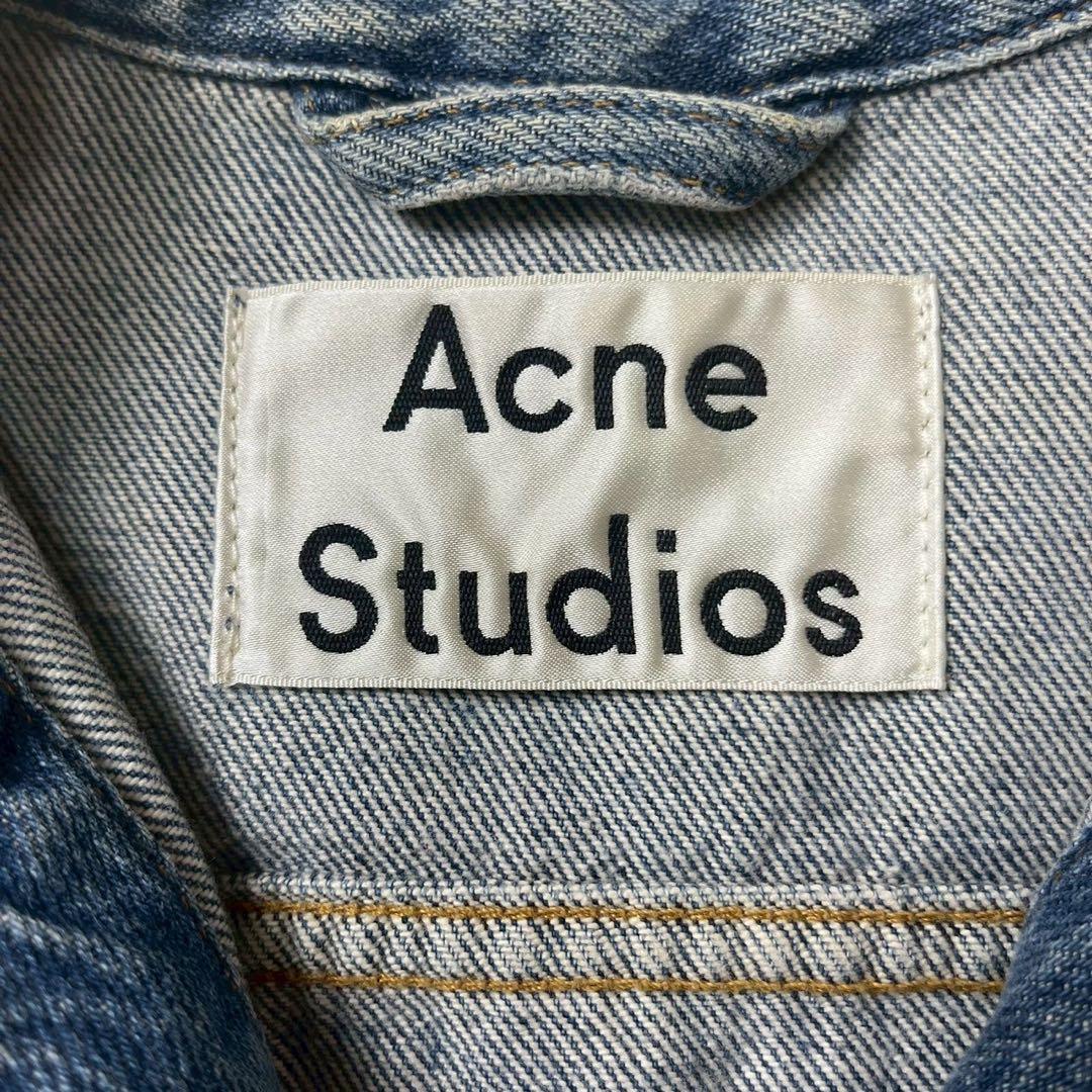 Acne Studios デニムジャケット　ノーカラー　BTSテテ着用　34