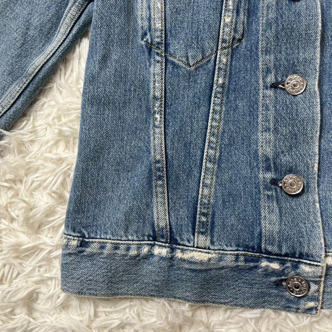 Acne Studios デニムジャケット　ノーカラー　BTSテテ着用　34