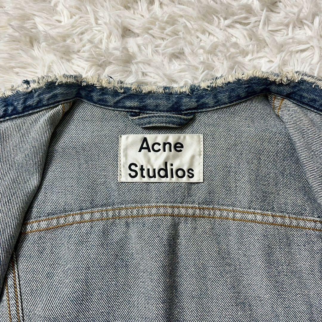 Acne Studios デニムジャケット　ノーカラー　BTSテテ着用　34