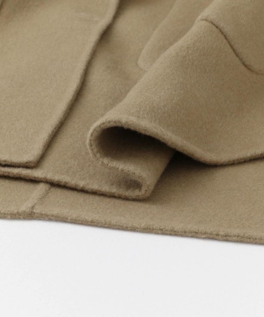 DOORS アーバンリサーチ ドアーズ　 ウールノーカラー ミドルコート