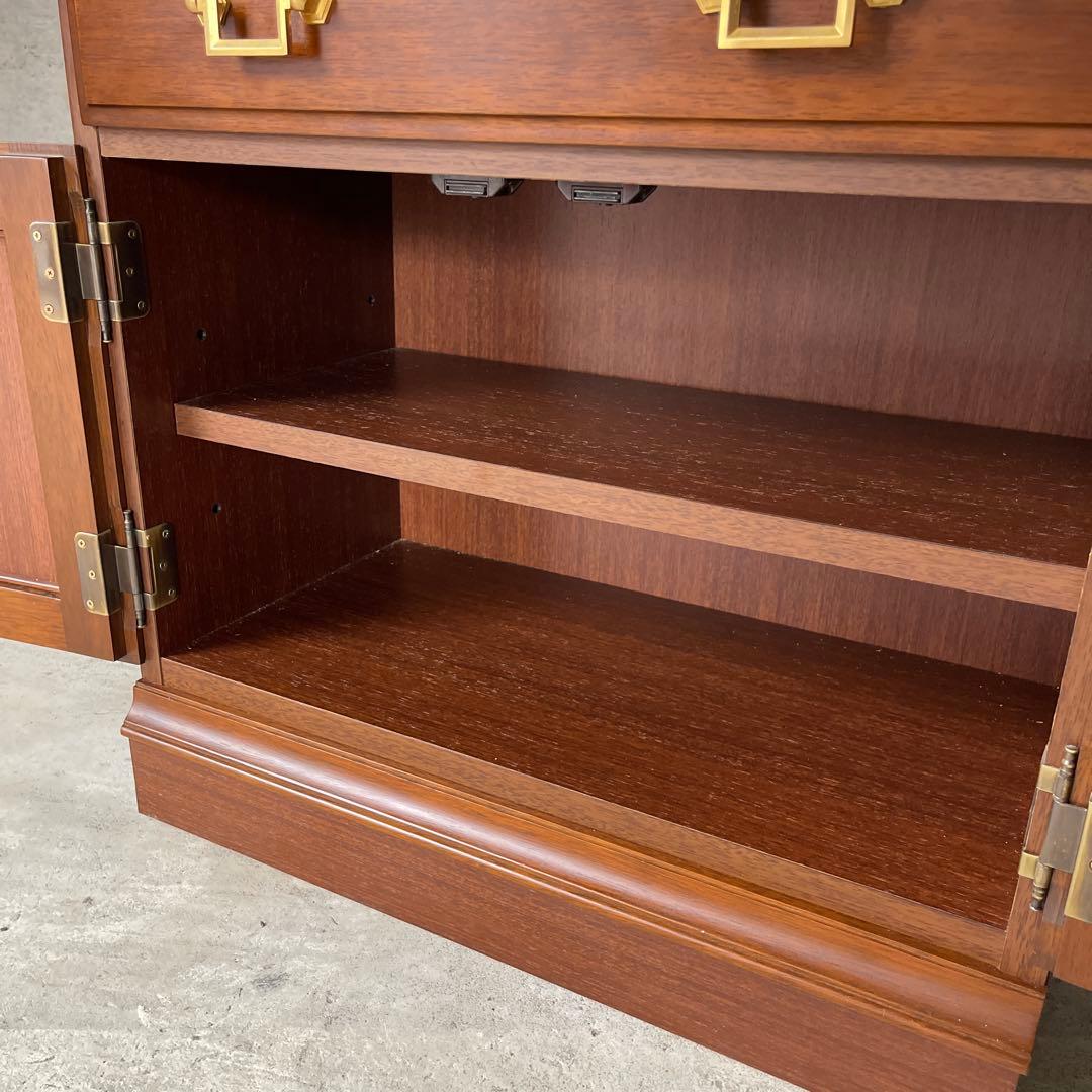 美品　マルニ木工 maruni 地中海シリーズ 電話台 サイドラック