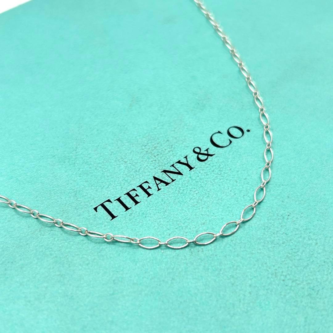 クリームティ　ティファニー　オーバル　リンク　チェーン　ネックレス