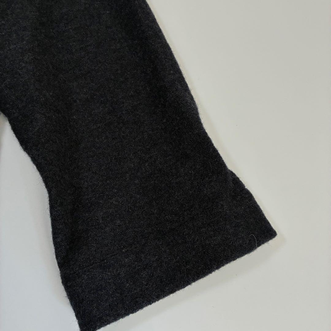 【美品】萌 モユル ウール100％ ロングコート 上質 センソユニコ