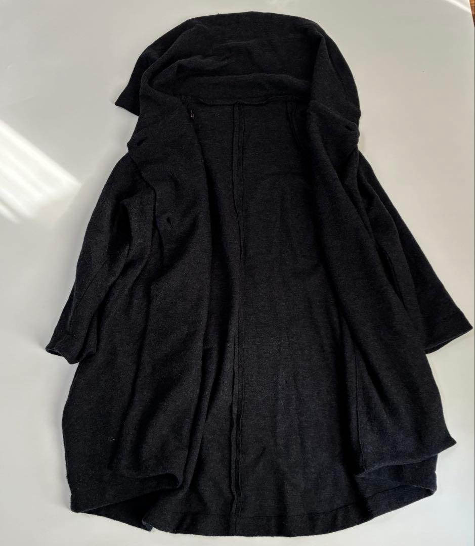 【美品】萌 モユル ウール100％ ロングコート 上質 センソユニコ