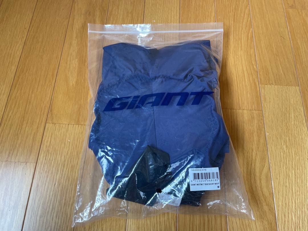 GIANT Instinct ビブショーツ Mサイズ ネイビー ブルー 青