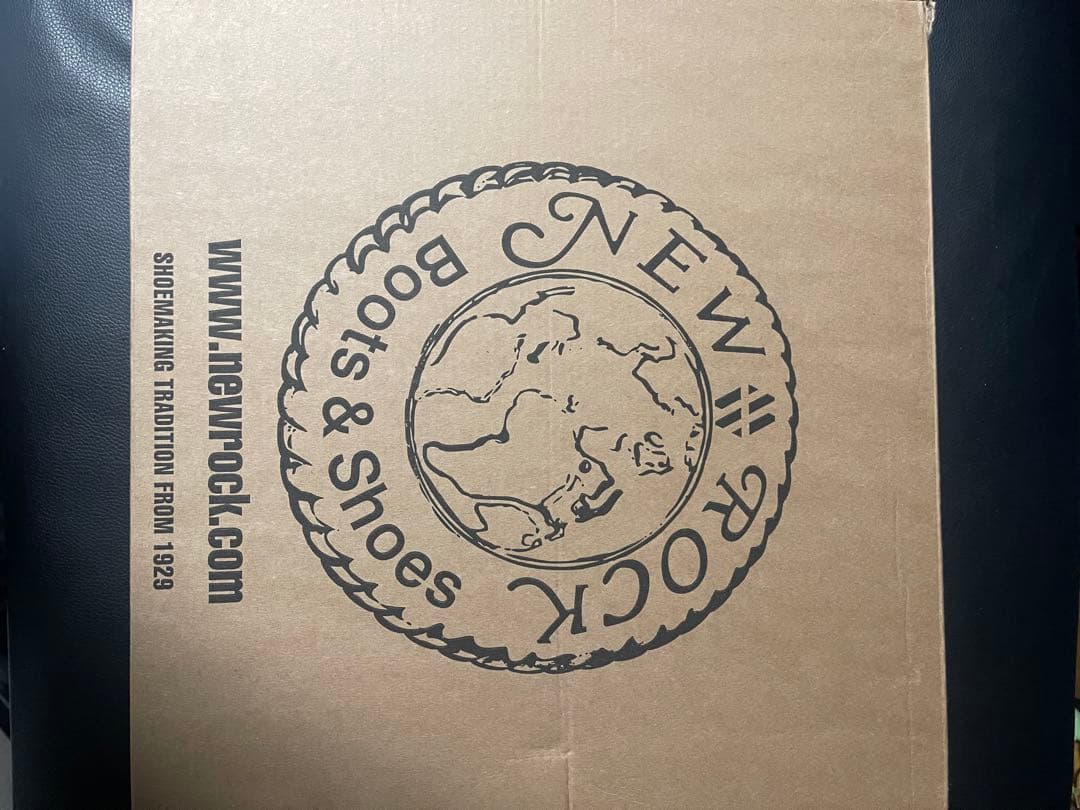 NEW ROCK ブラックレザーシューズ オリジナル