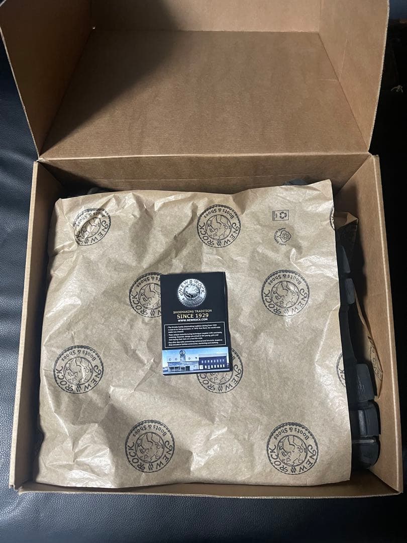 NEW ROCK ブラックレザーシューズ オリジナル