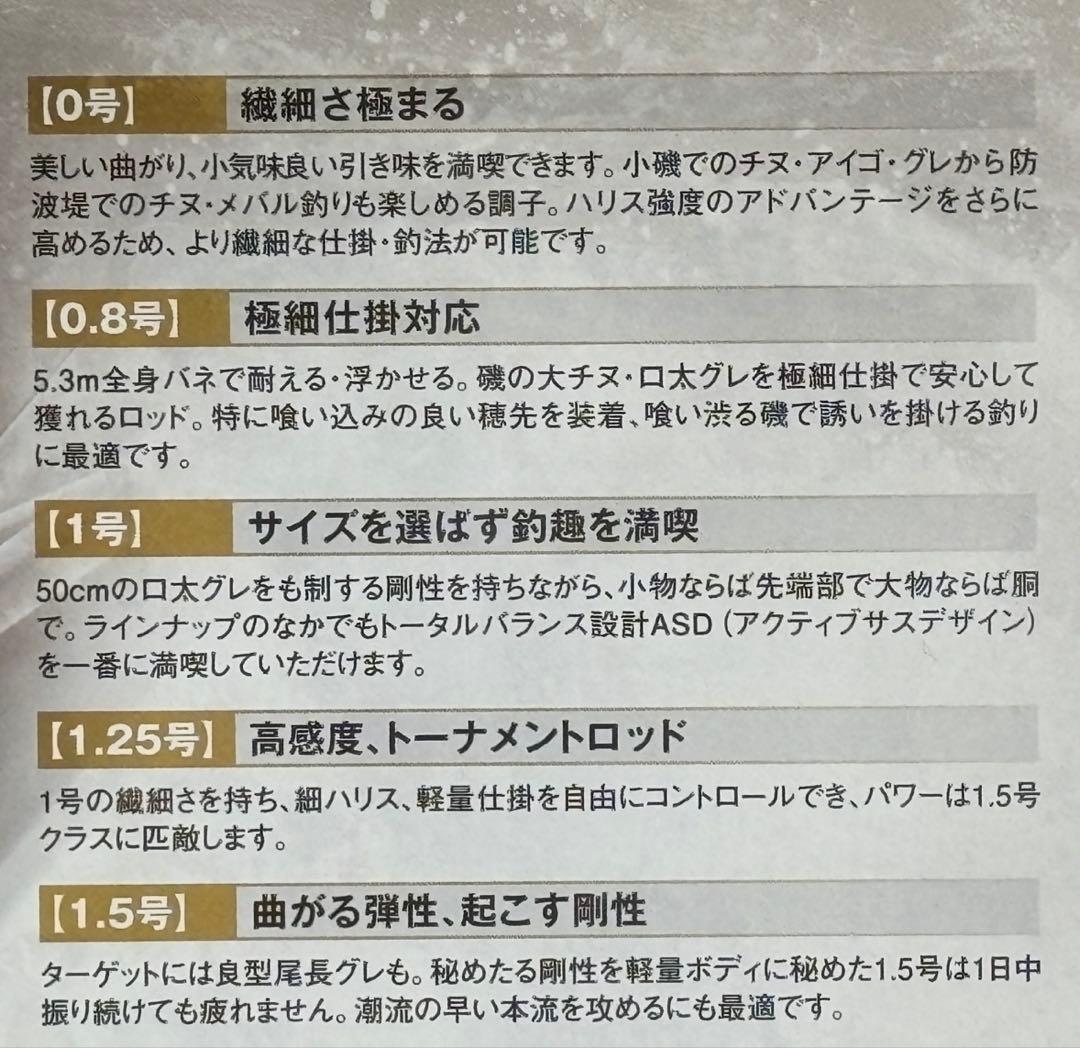 がまかつ初代アテンダー(125-50) IMガイド仕様 がま磯　MSTサンライン