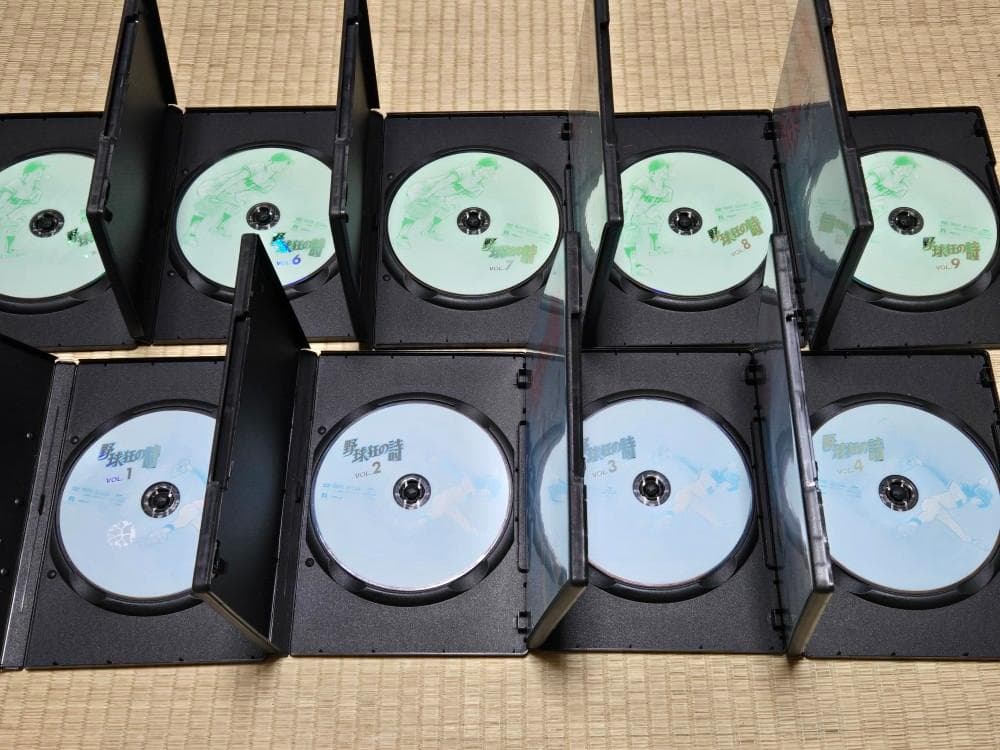 DVD　野球狂の詩　全９巻　レンタル専用