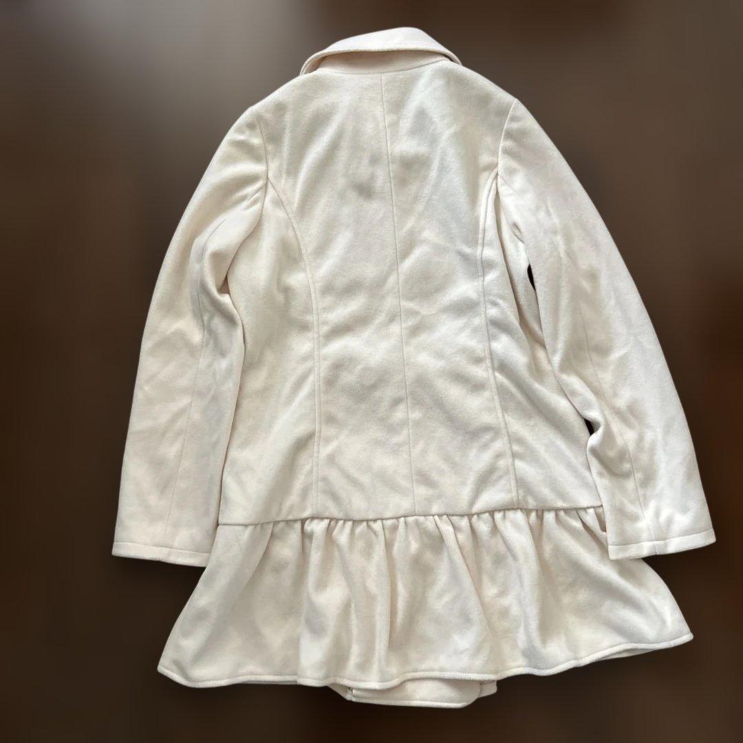 リズメロ★ピーコート★ダブルブレスト★リボン★フリル★アイボリー★マイメロコラボ