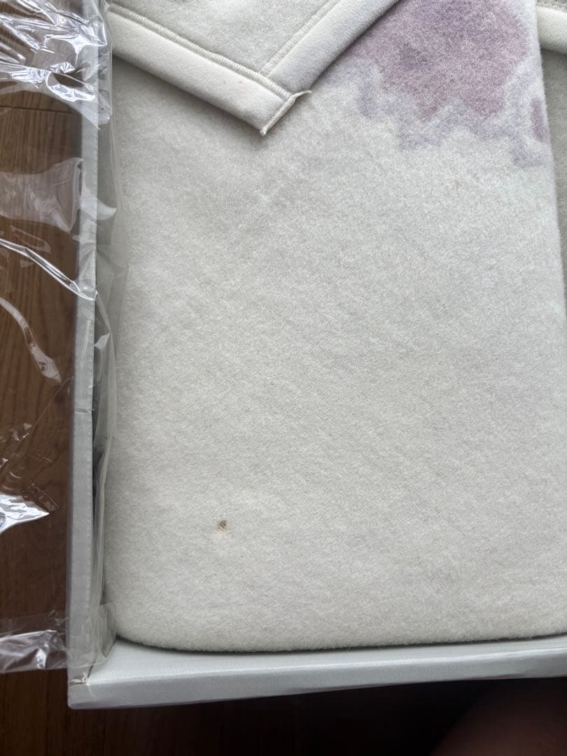 羊毛90%カシミヤ10% 毛布　２枚セット　ウール