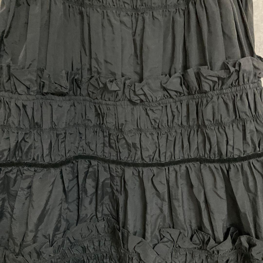 専用　新品　PERNA　ギャザーキャミフリルワンピース　フレアマキシワンピース