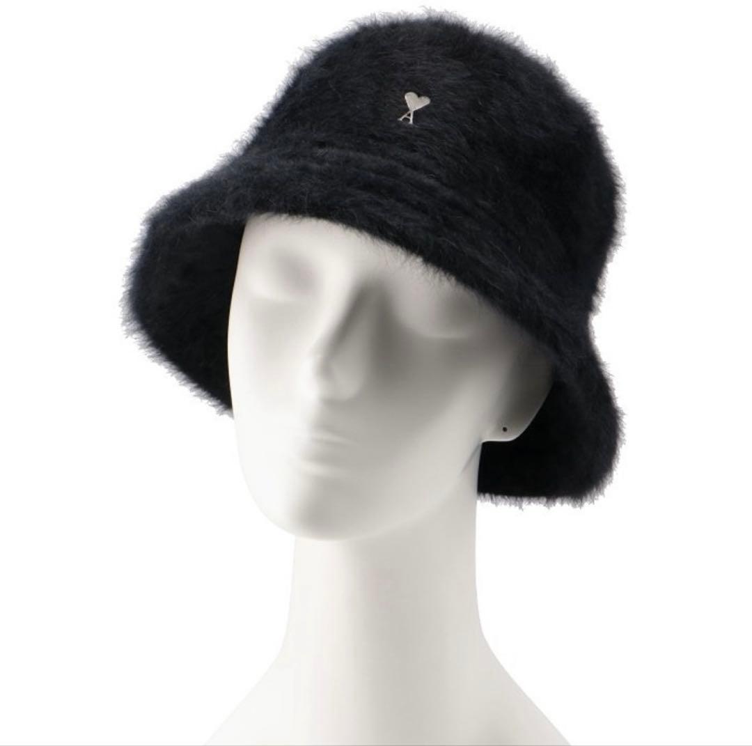 AMI PARIS アミパリス バケットハット スタッズ ハート ロゴ