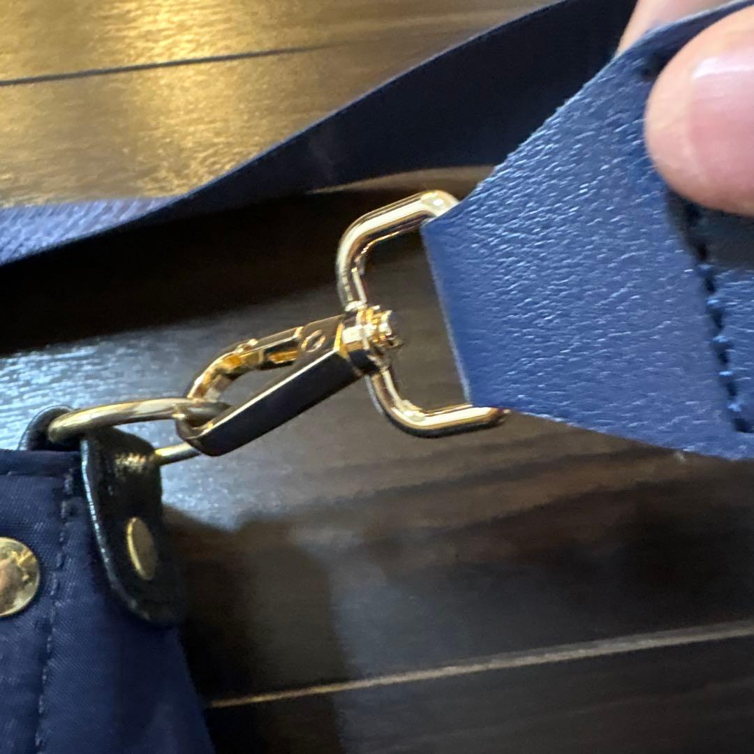 ✨未使用級✨ATAO エルビィ　2way ショルダーバッグ　モノグラム　ネイビー