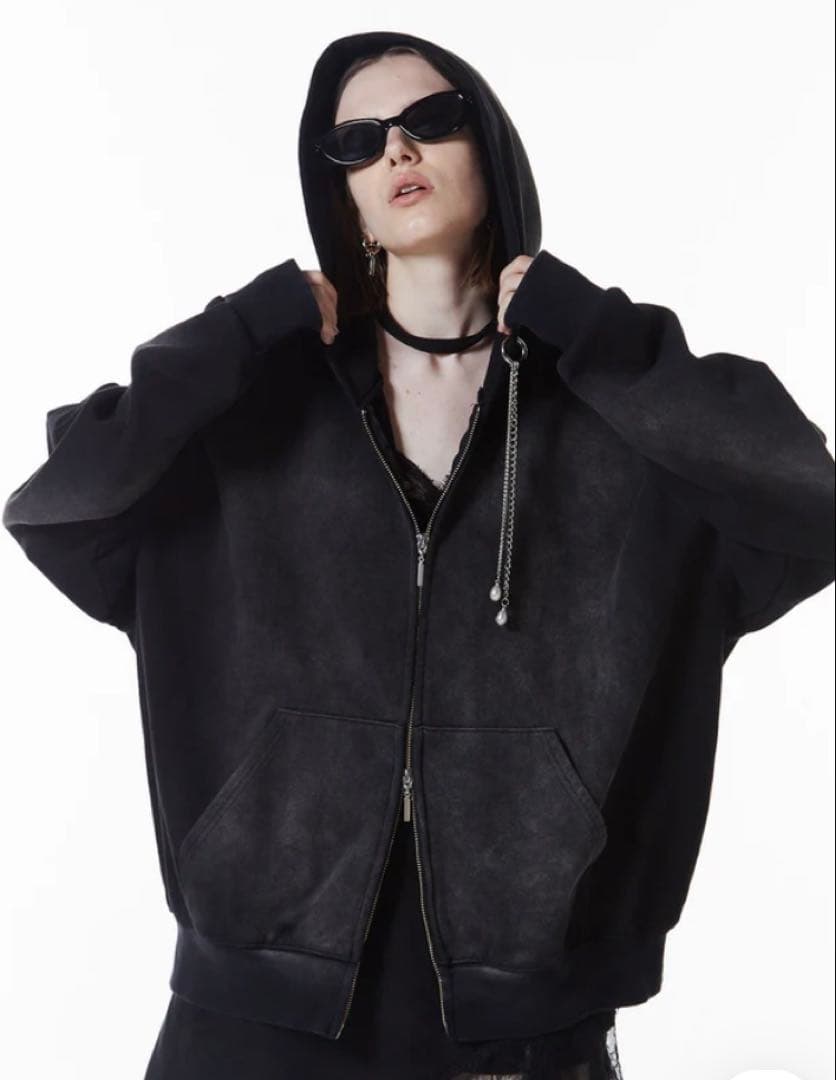 【期間限定値下げ中】JOSEMOON OVER BIO HOODIEブラック