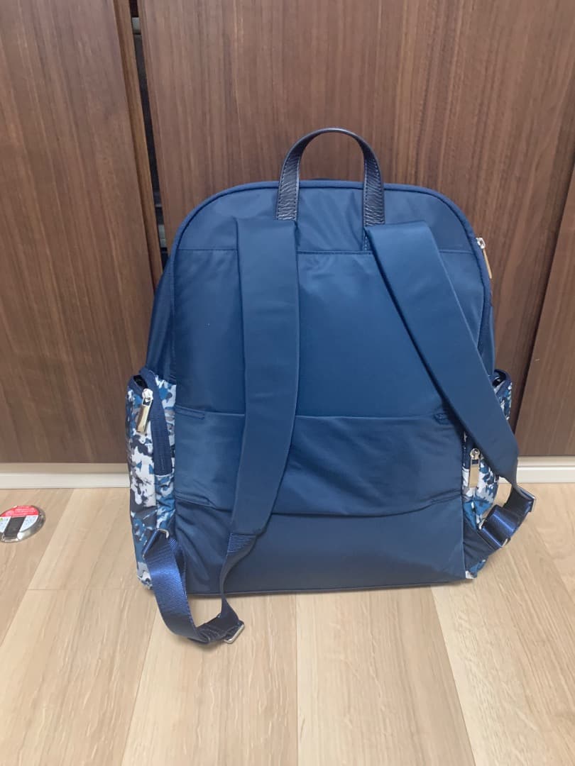 【新品】TUMI レディースバッグ 花柄 ネイビー ビジネスバッグ