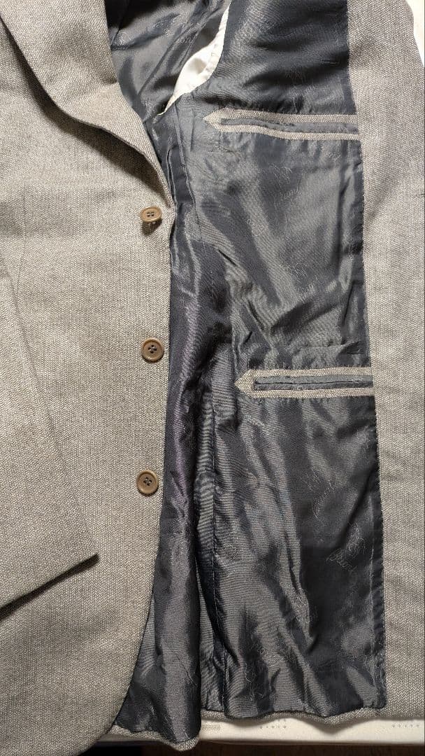 ぬる ブリオーニ スーツジャケット 上