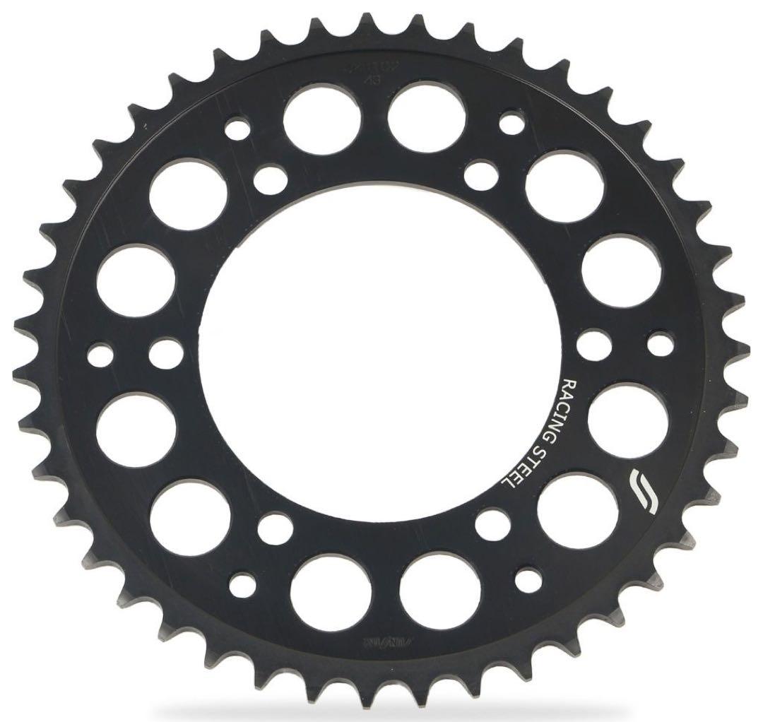 サンスター　レーシングスチール スプロケット 黒　46T