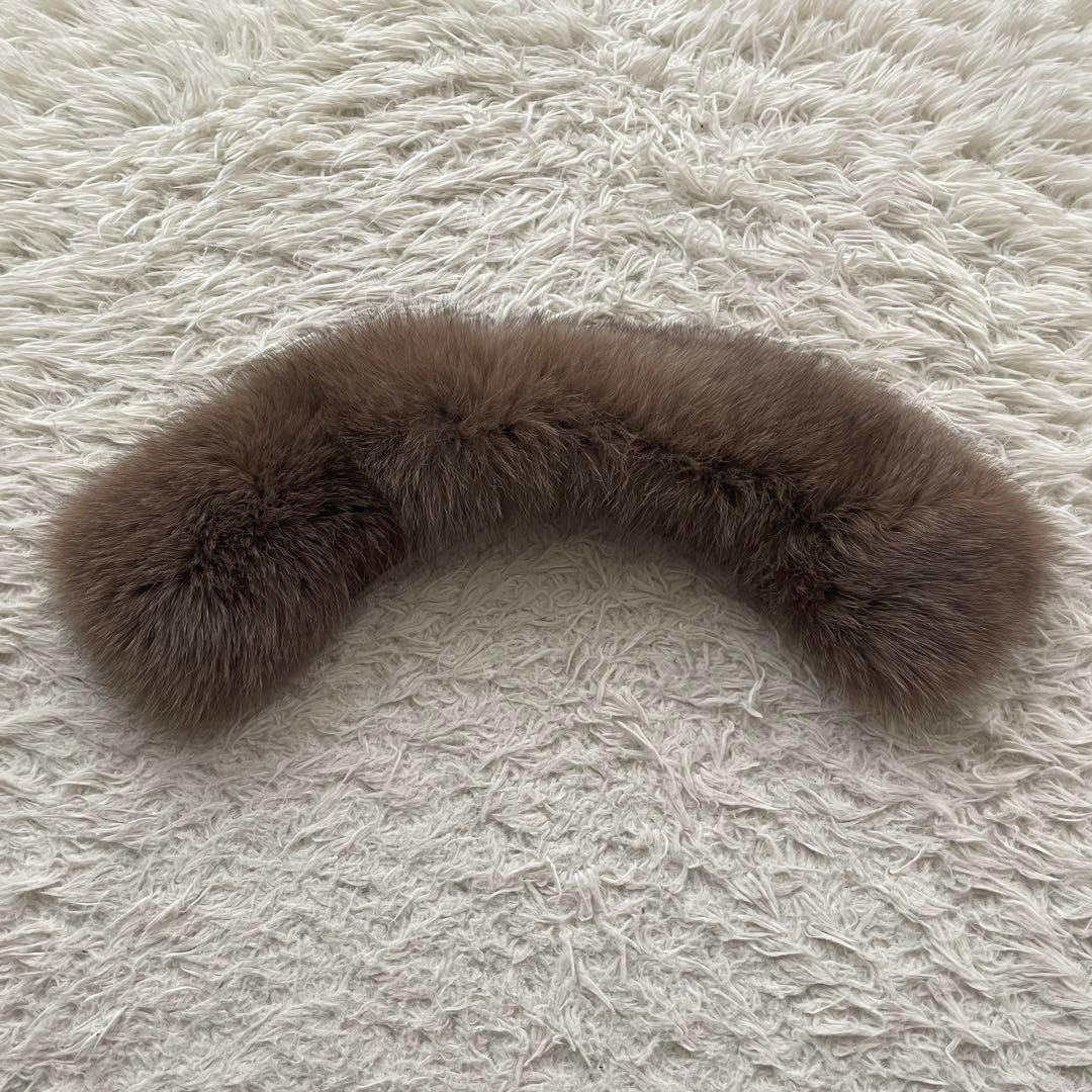 23区　カシミヤ100% ロング　ファー　Aライン　コート　大きいサイズ