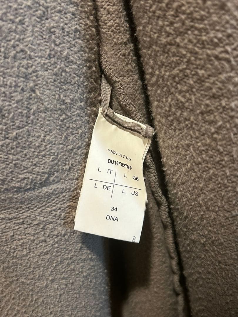 Rick Owens DRKSHDW スウェットロングコート