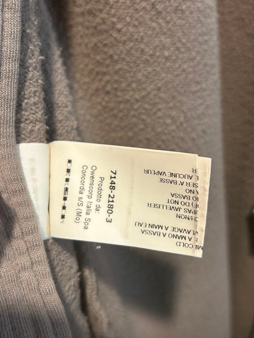 Rick Owens DRKSHDW スウェットロングコート