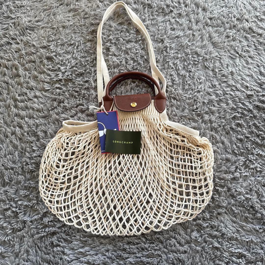 【新品】タグ付き　LONGCHAMP 編み　バッグ