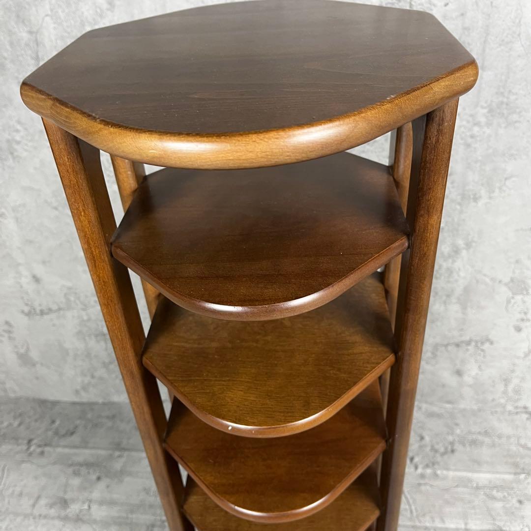 karimoku スリッパラック 6段 ブラウン