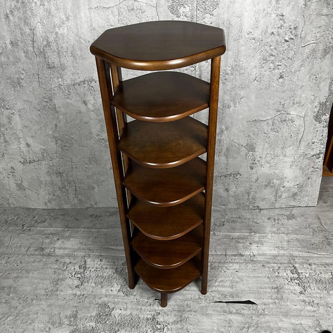 karimoku スリッパラック 6段 ブラウン