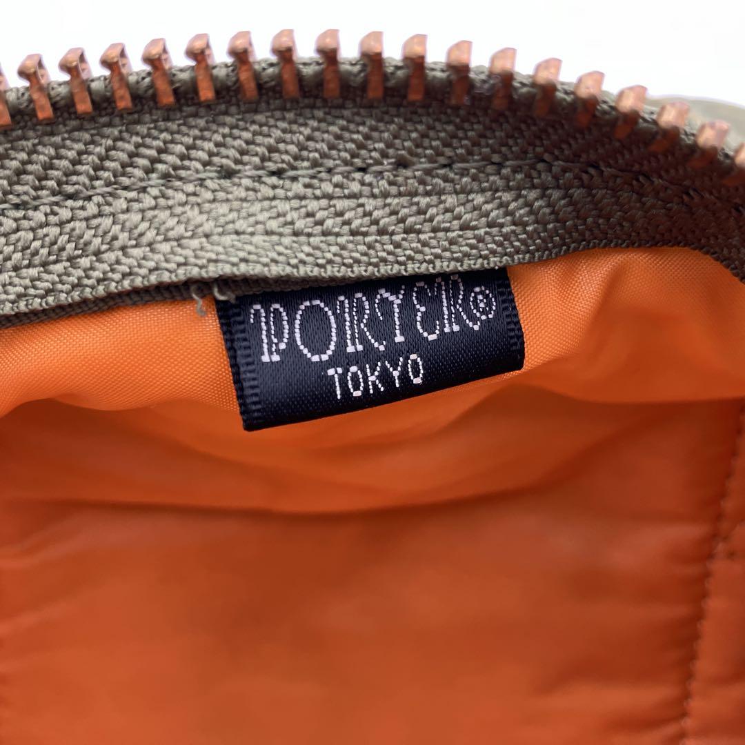 PORTER TANKERナイロン製　ミニボストンバッグ　カーキ　オリーブ