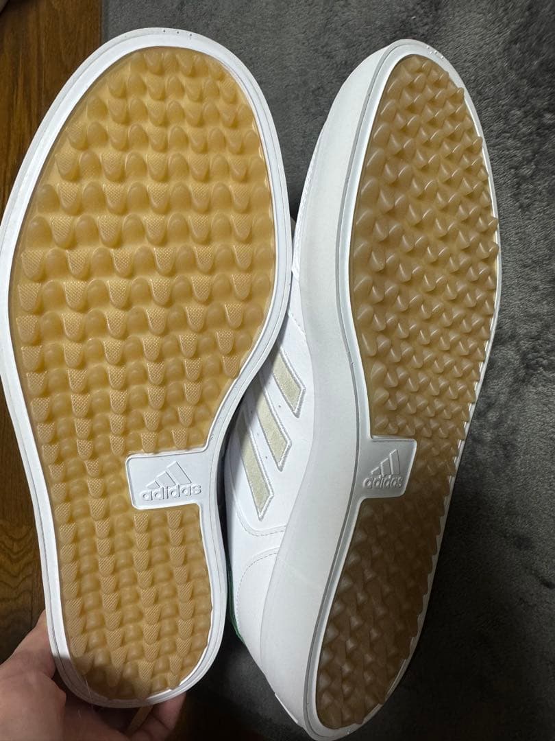 adidas ゴルフシューズ ホワイト/グリーン 27.0センチ