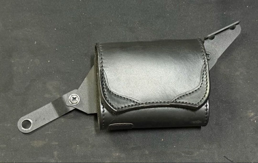 黒 レザー ハーレーダビットソン　ETCケース　美品ＸＬ８８３Ｎ