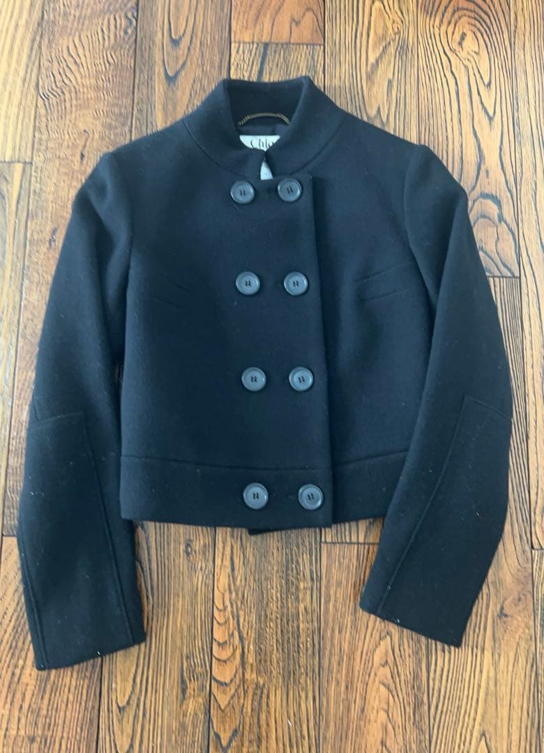 Chloe ダブルブレスト クロップド ジャケット