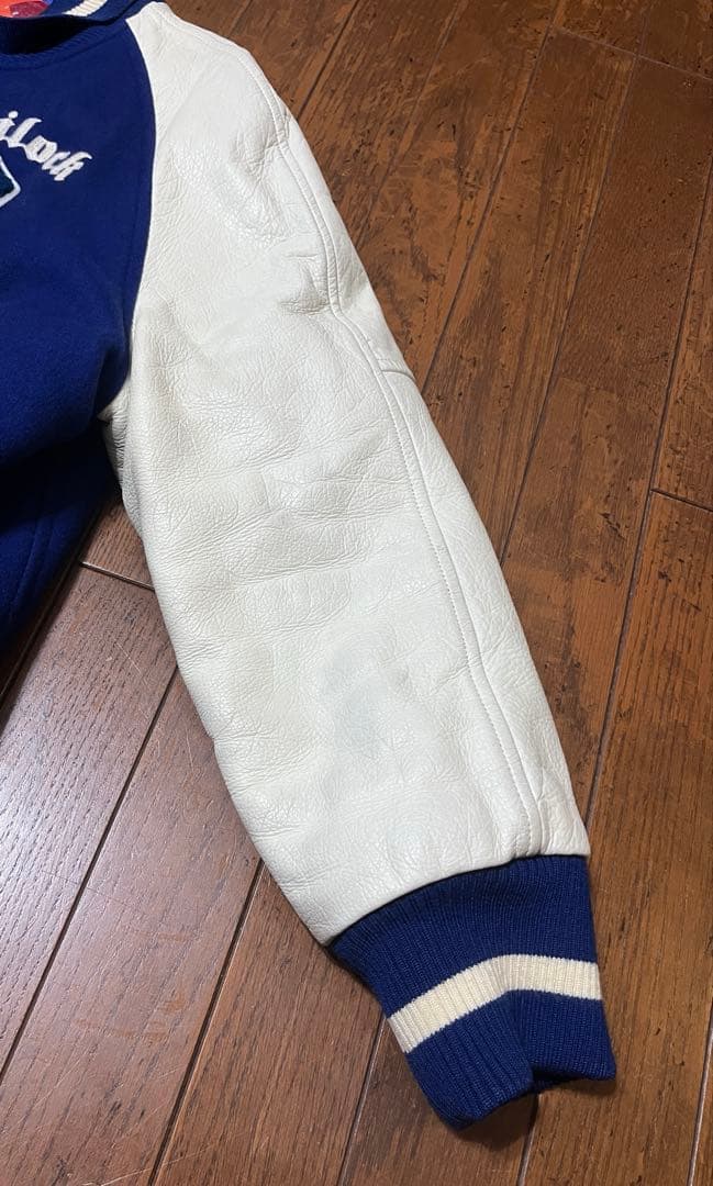 クリーニング済 Devilock デビロック スタジャン 古着 Y2K ブルー