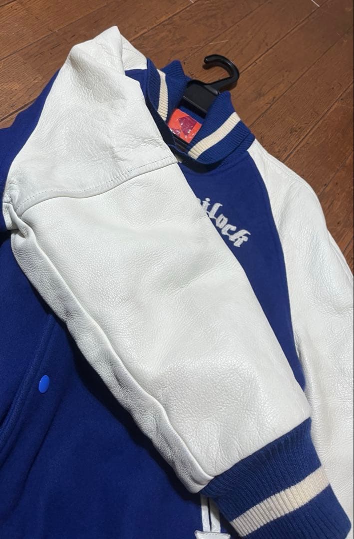 クリーニング済 Devilock デビロック スタジャン 古着 Y2K ブルー