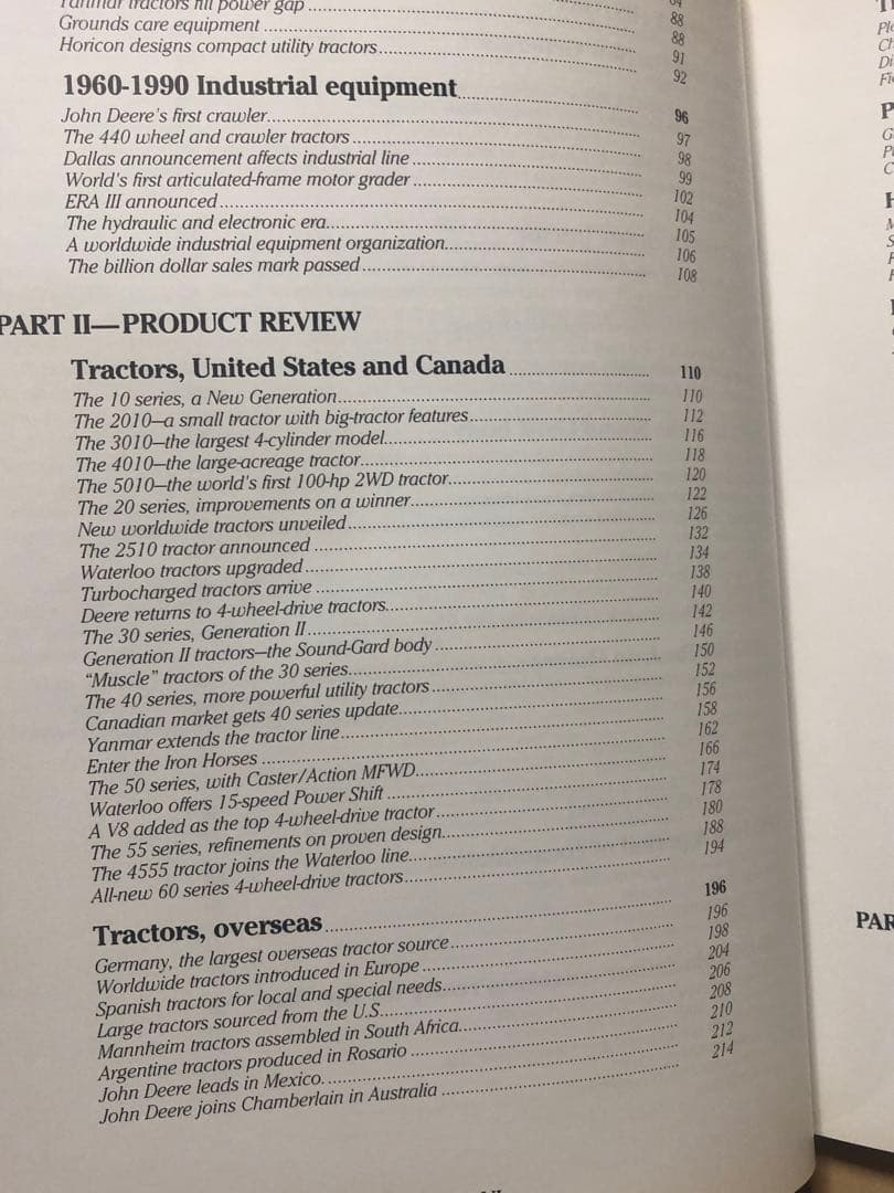 洋書 JOHN DEERE TRACTOR and EQUIPMENT vol.2